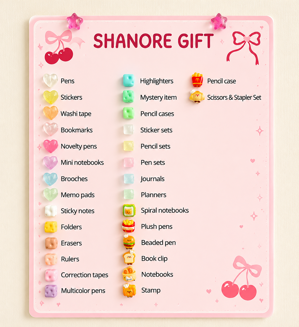 💕 Lucky Scoop - Stationery Only