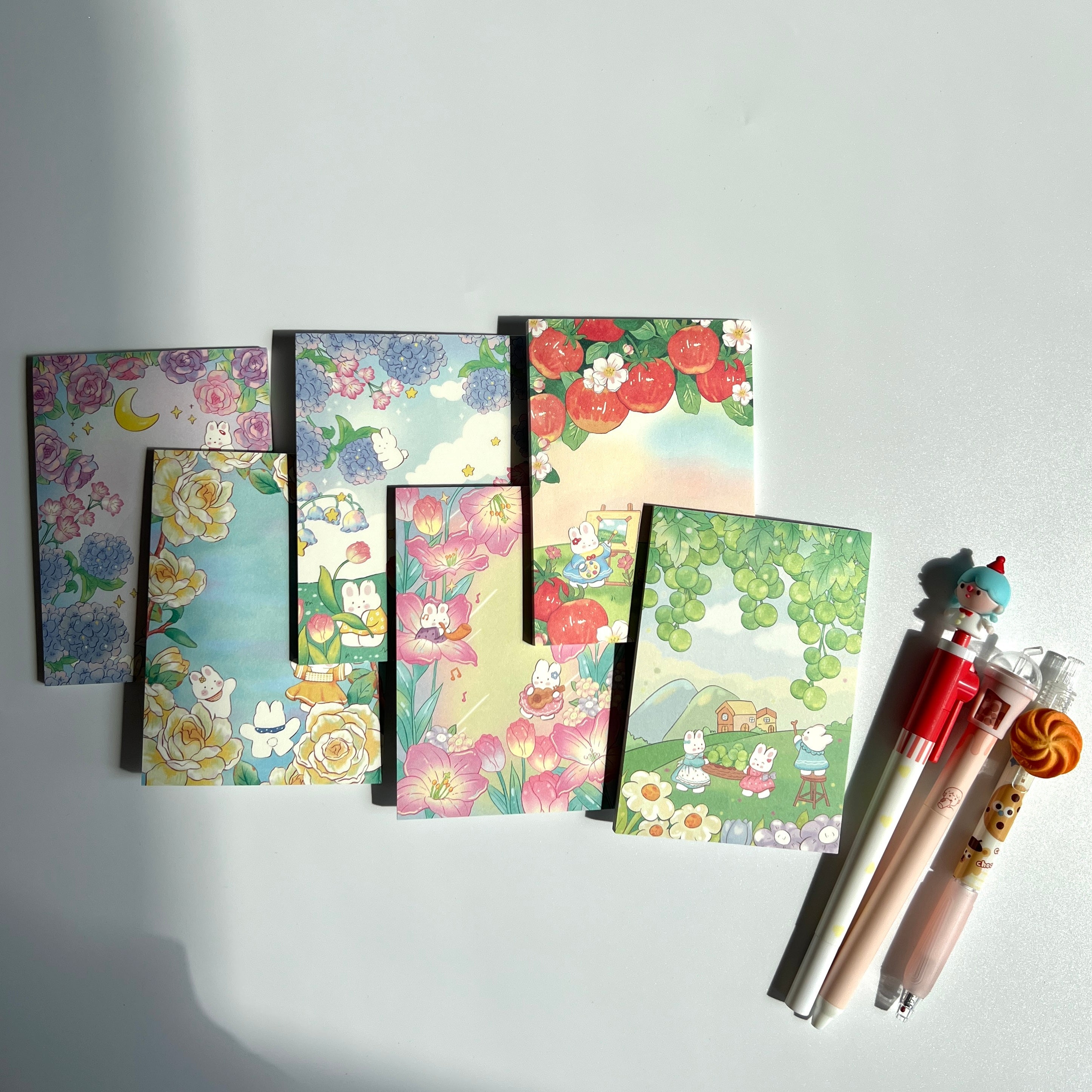🌷 Secret Garden Memo Set - 5