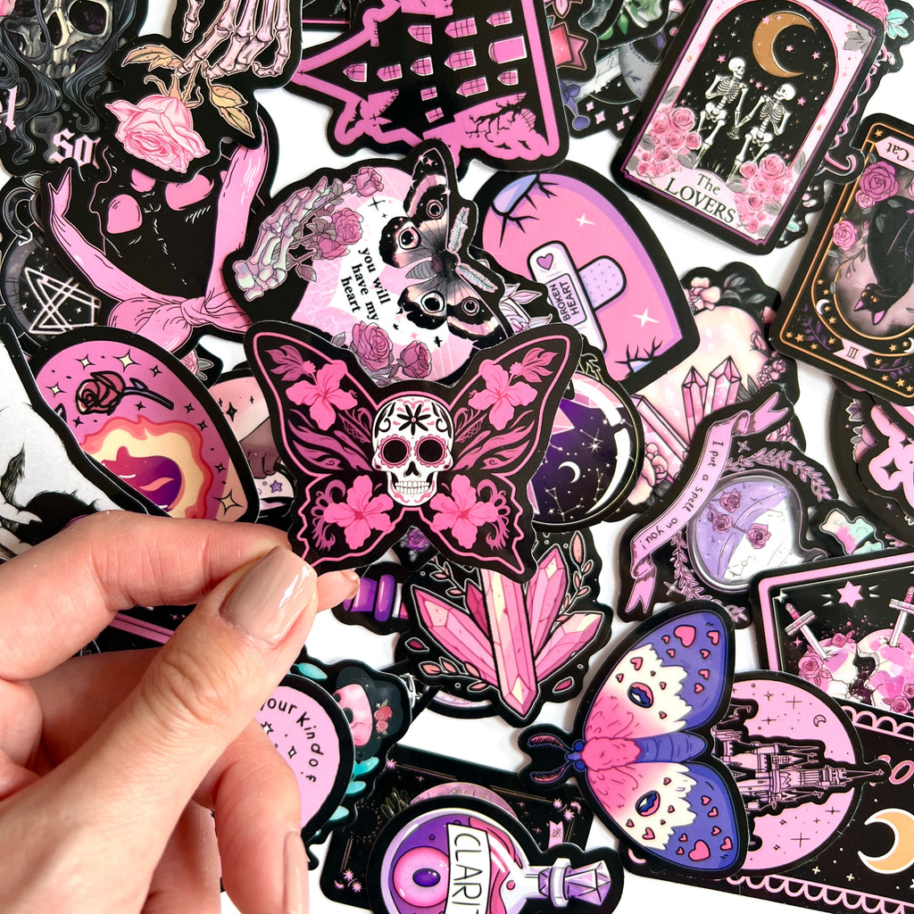 🎀 Spooky Cute Goth Stickers