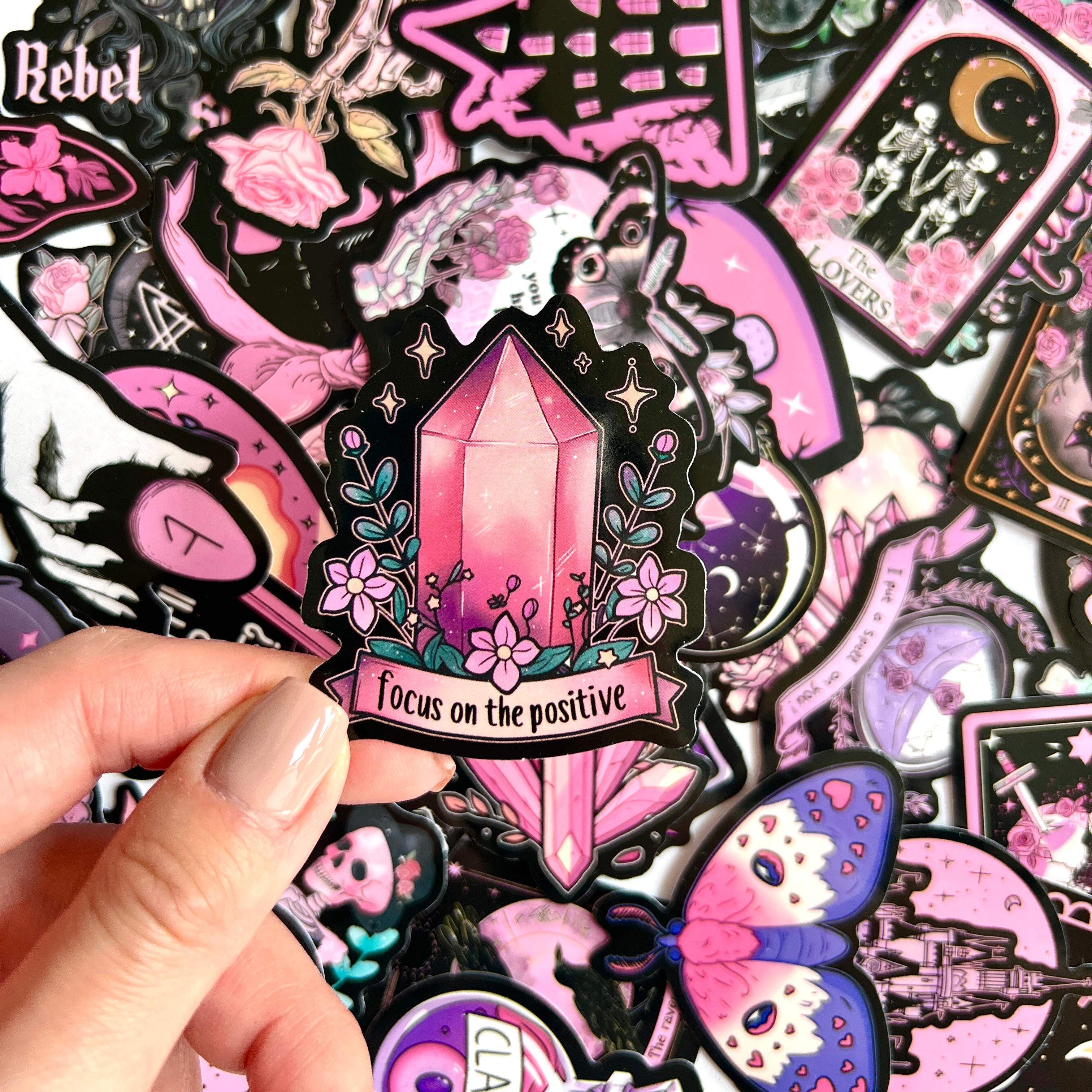 🎀 Spooky Cute Goth Stickers