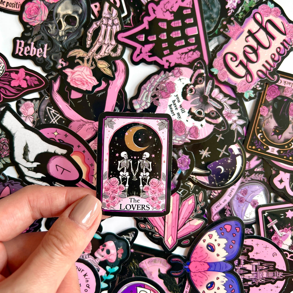 🎀 Spooky Cute Goth Stickers