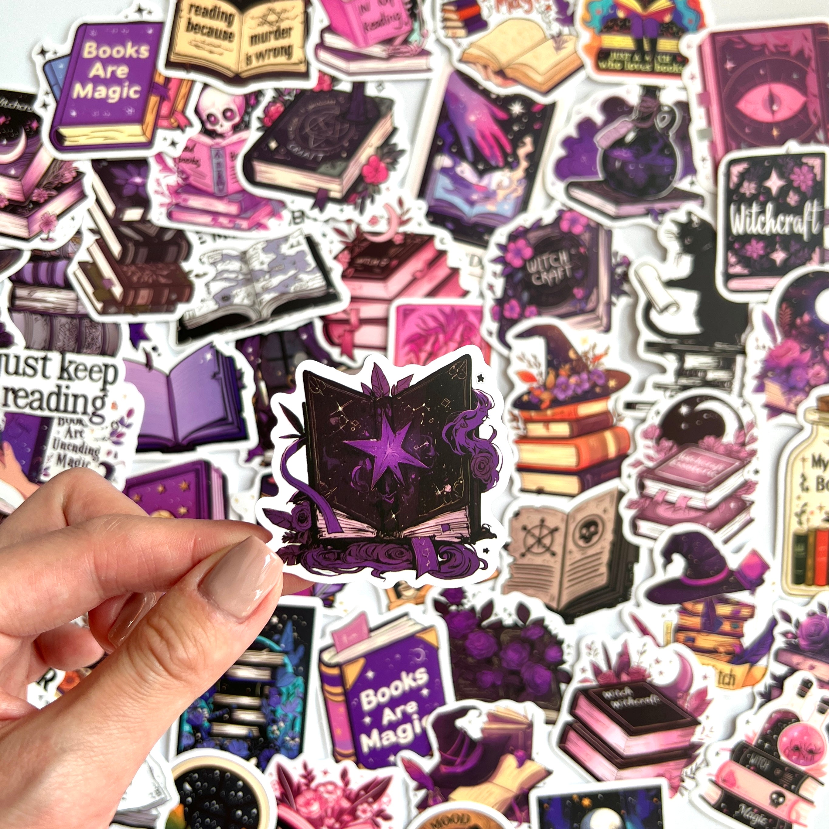 🔮 Bookish Witch Magic Stickers