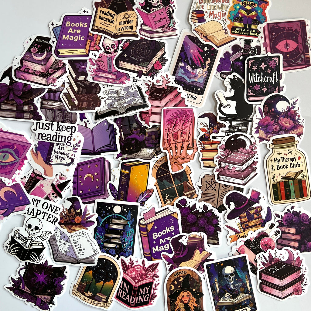 🔮 Bookish Witch Magic Stickers