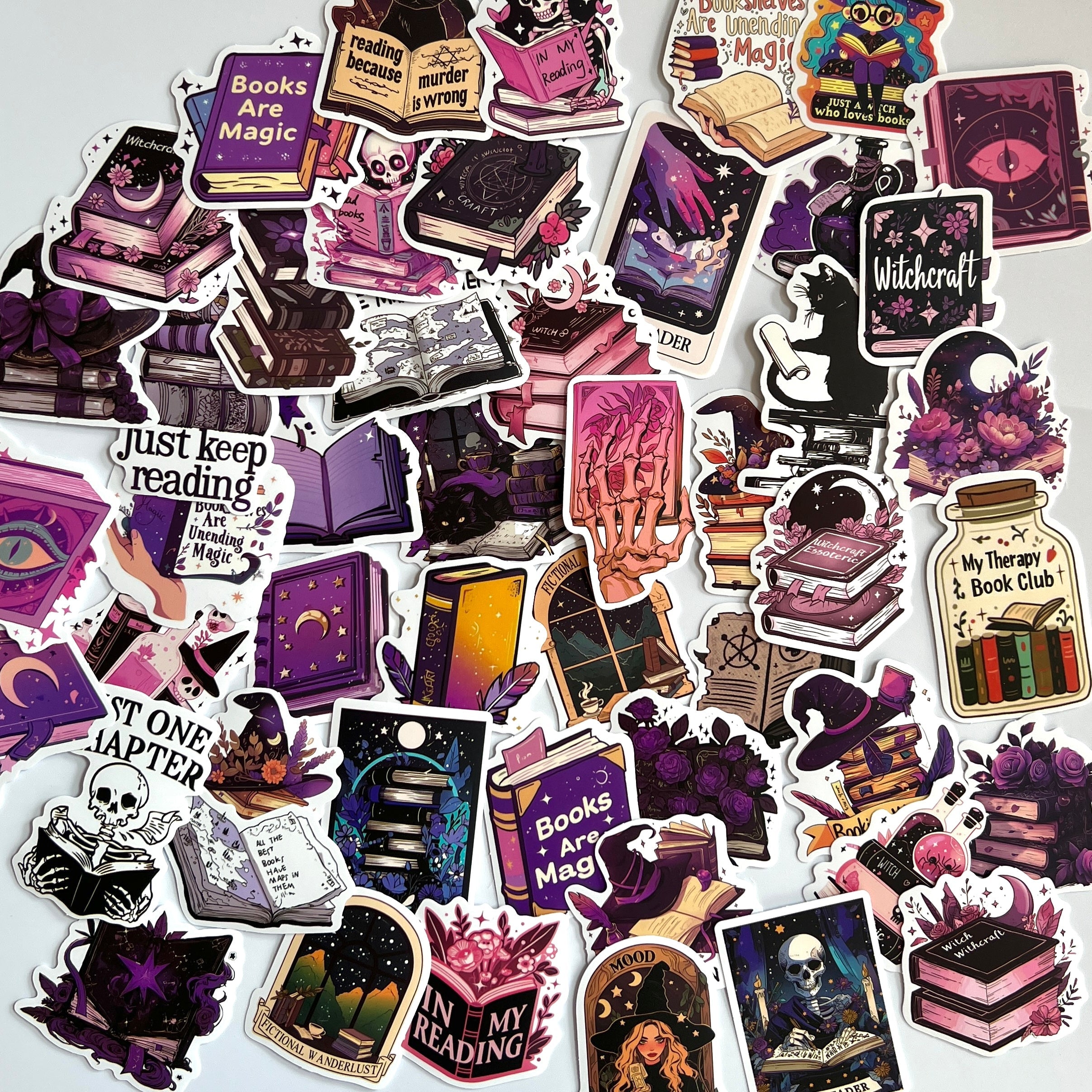 🔮 Bookish Witch Magic Stickers