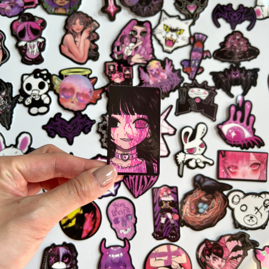 💜 Creepy Cute Goth Stickers