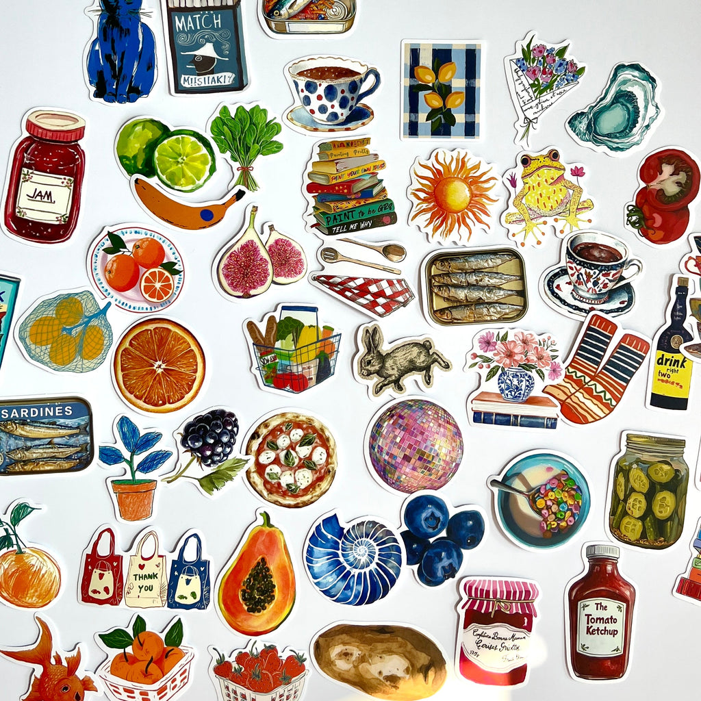 🍊 Vintage Everyday Life Stickers