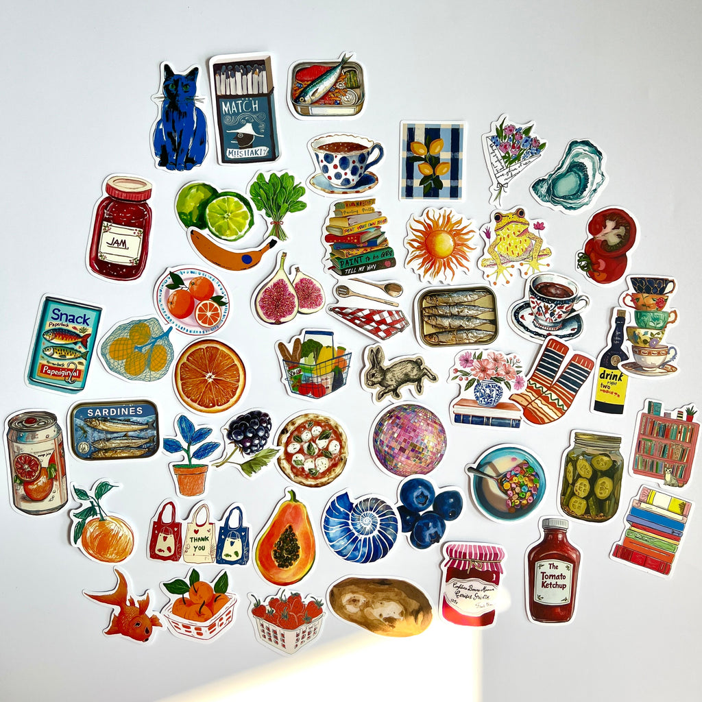 🍊 Vintage Everyday Life Stickers
