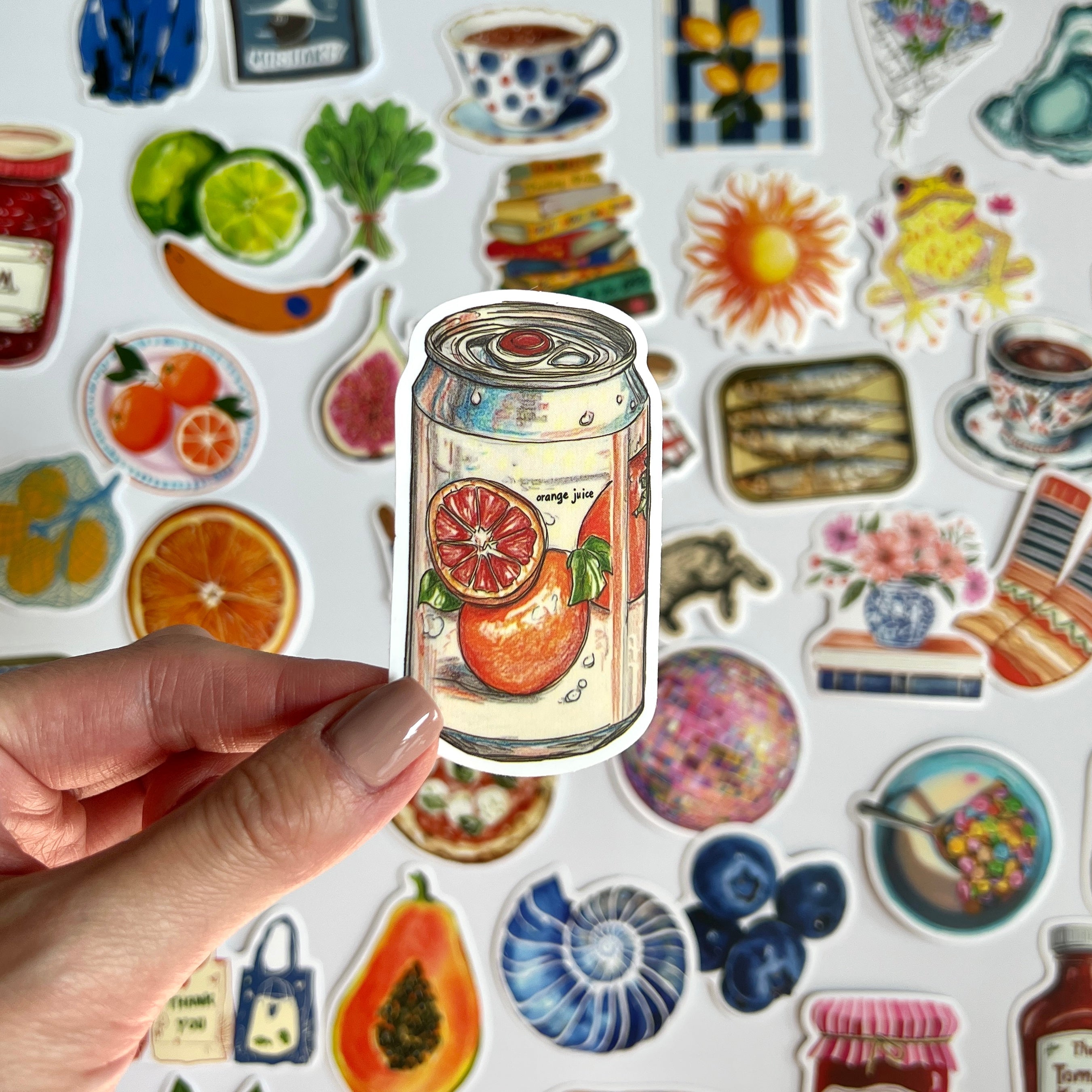 🍊 Vintage Everyday Life Stickers