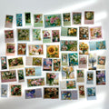 🌸 Vintage Floral Stamp Stickers