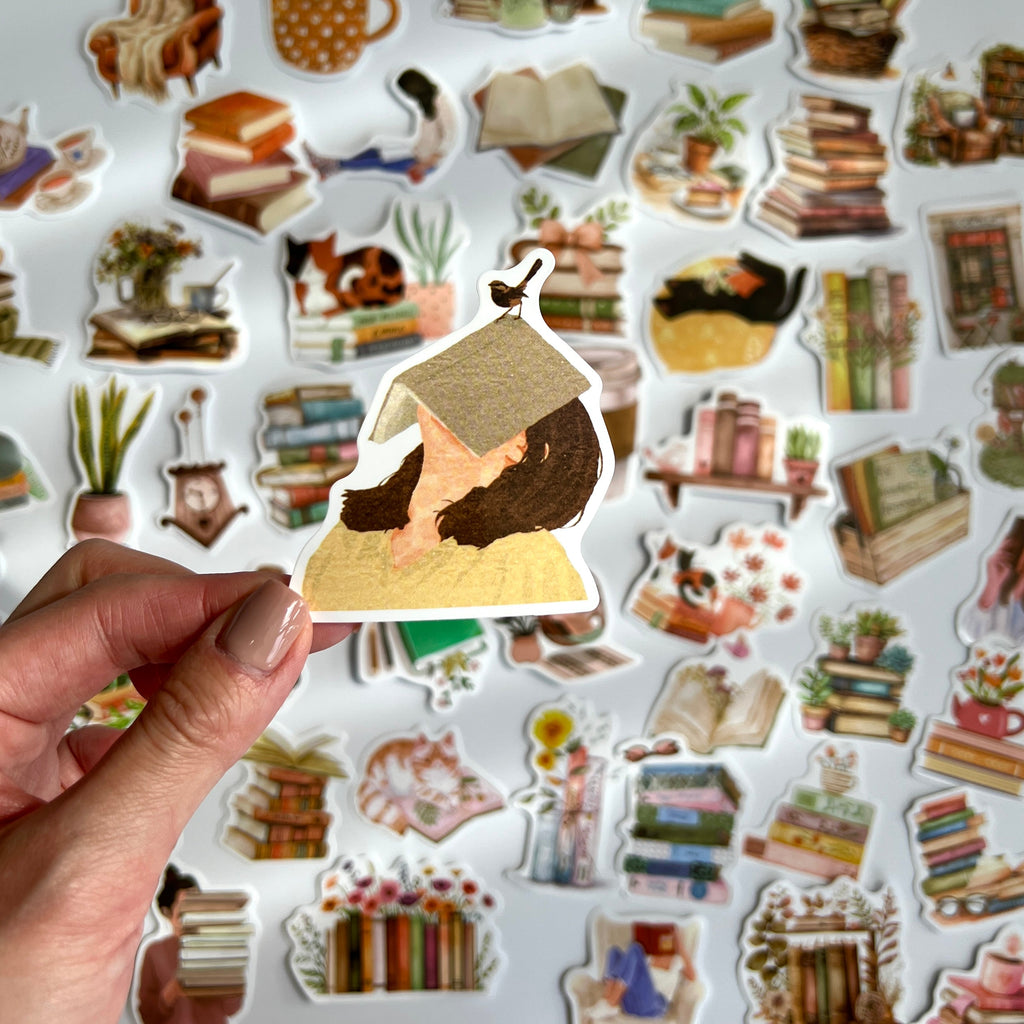 📚 Cozy Reading Life Stickers