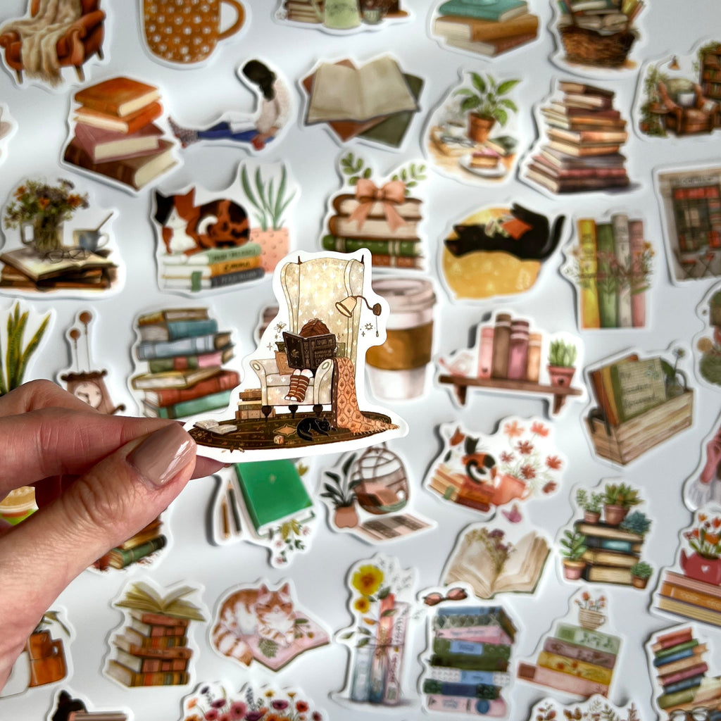📚 Cozy Reading Life Stickers
