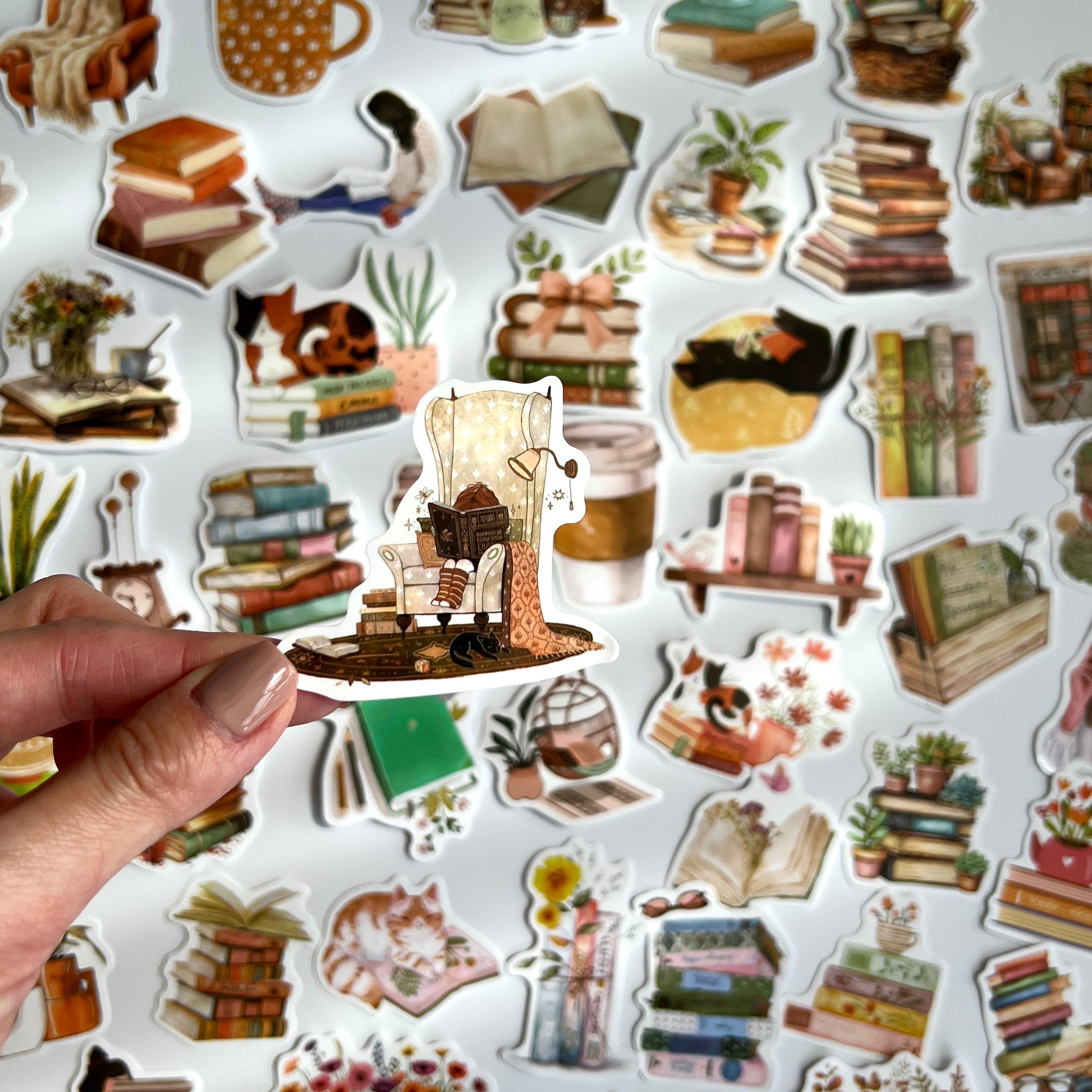 📚 Cozy Reading Life Stickers