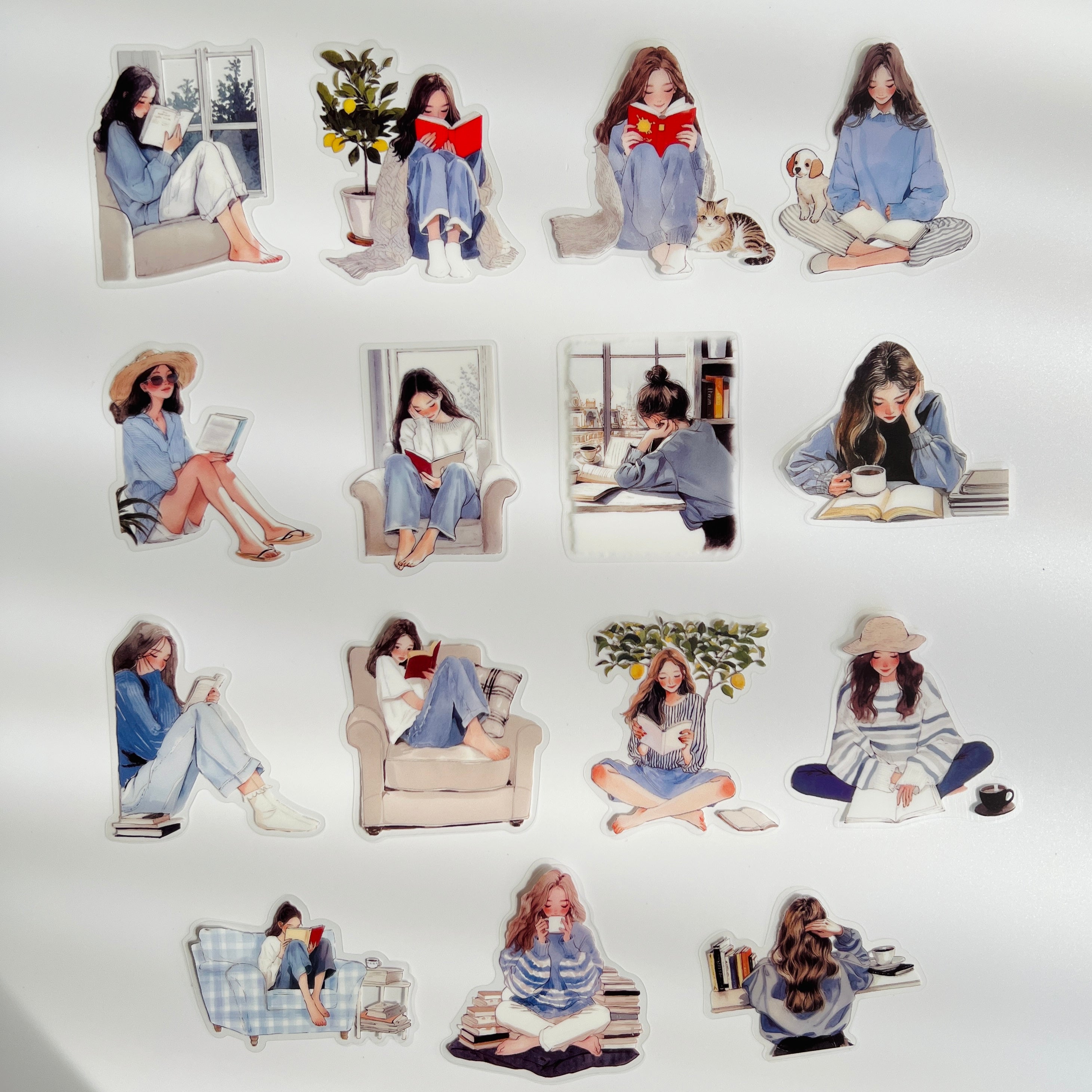 📖 Cozy Reading Girls