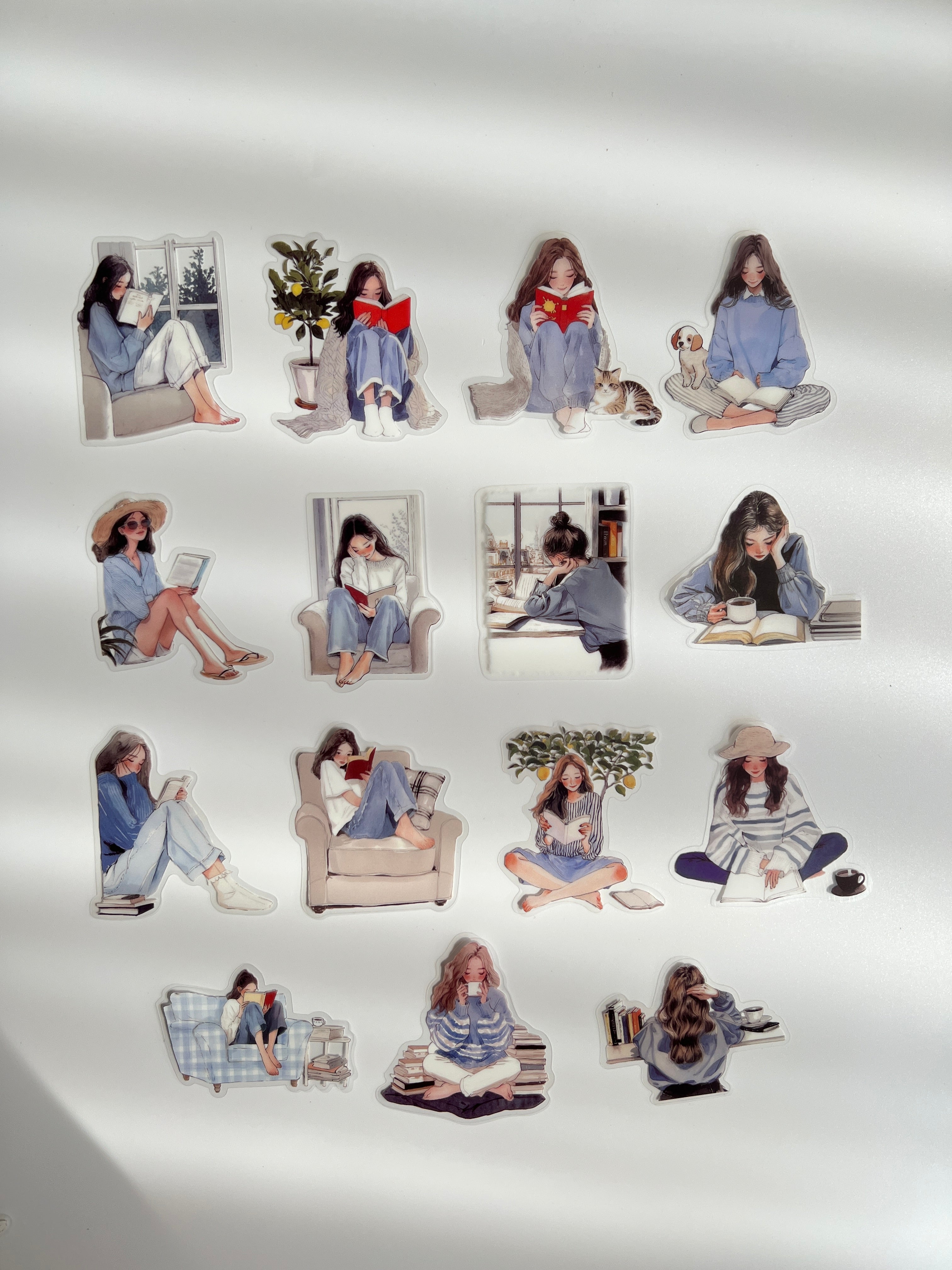 📖 Cozy Reading Girls
