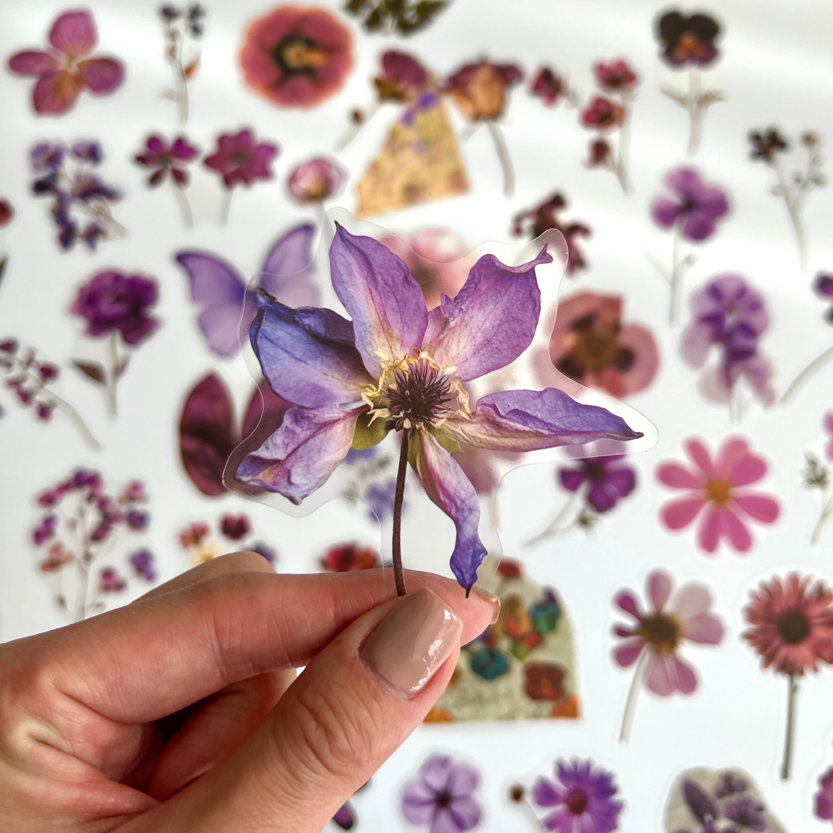💜 Garden Botanicals Stickers