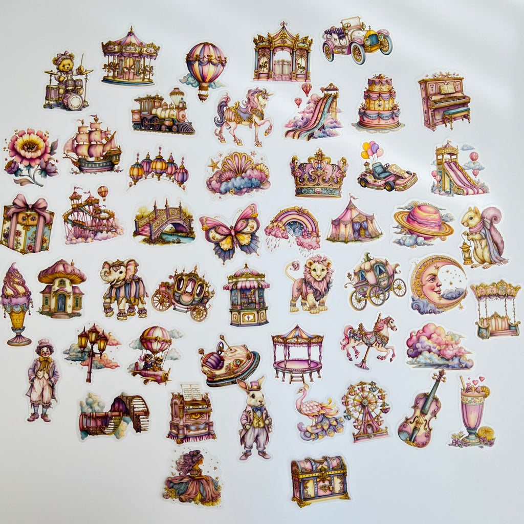 🎠 Fairytale Carnival Stickers