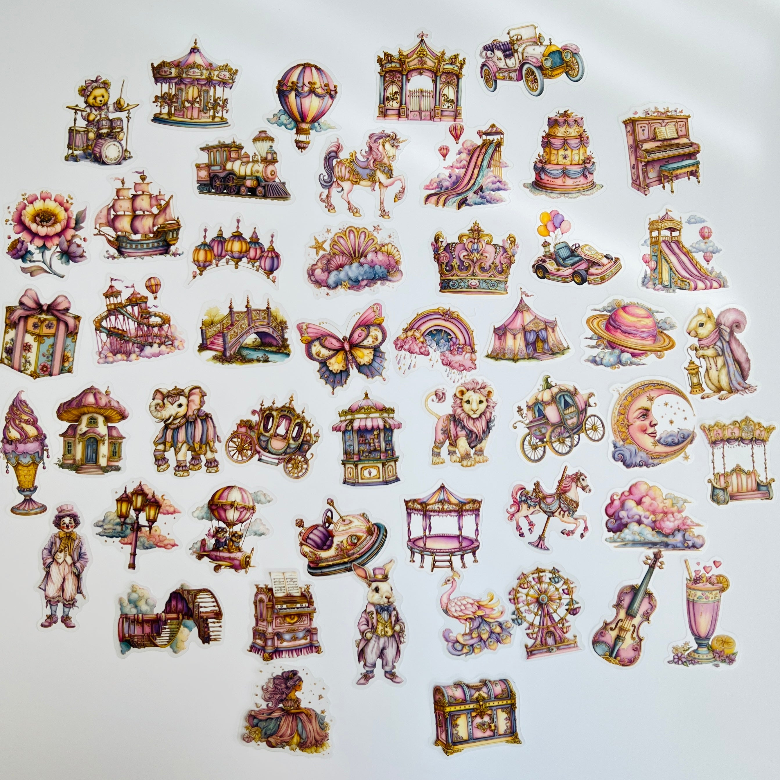 🎠 Fairytale Carnival Stickers