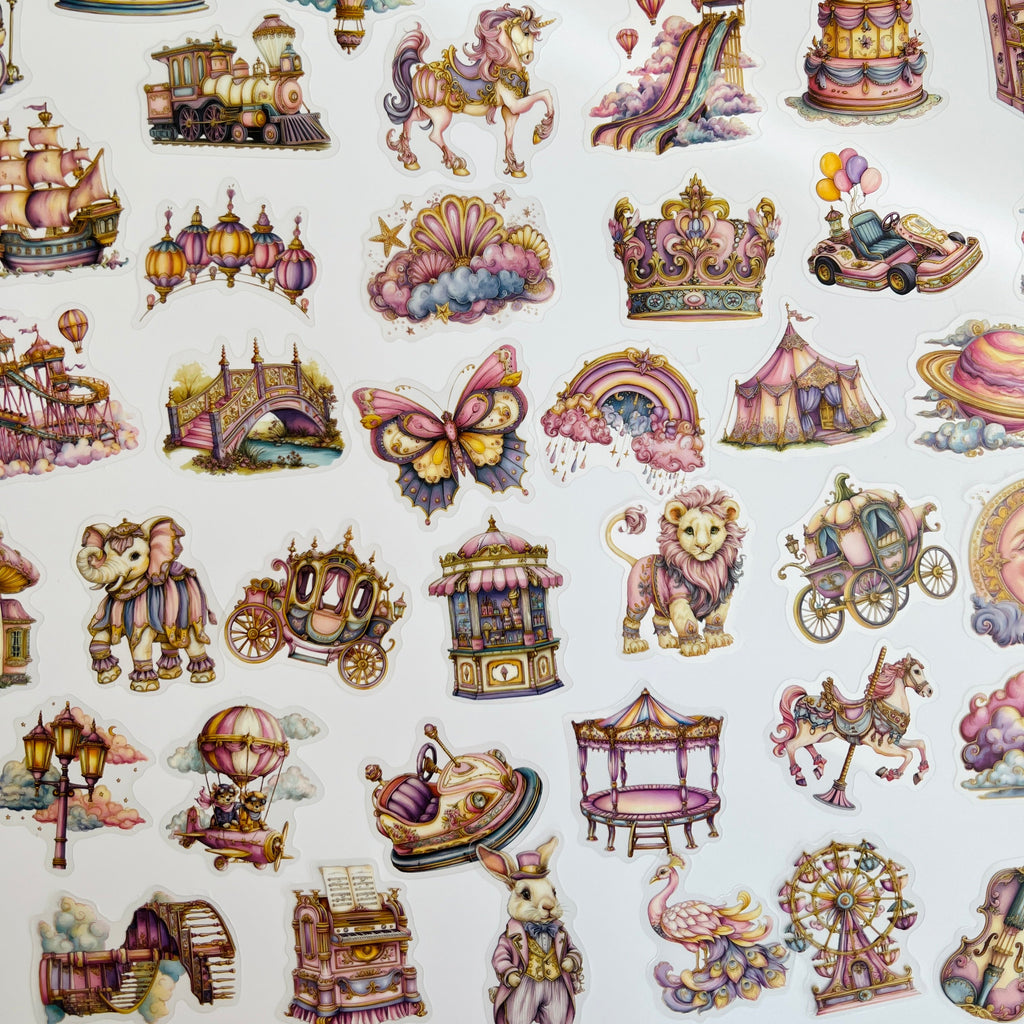 🎠 Fairytale Carnival Stickers