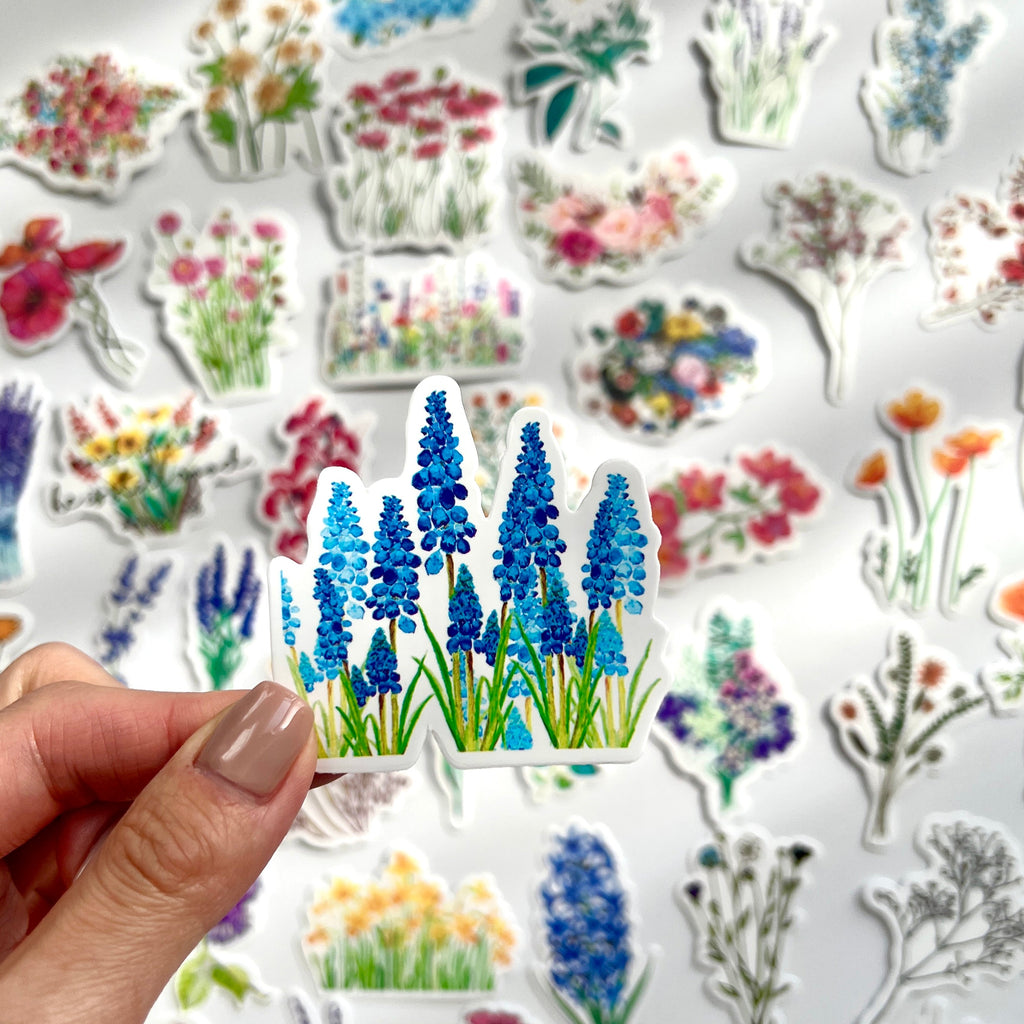 🌼 Wildflower Botanical Stickers
