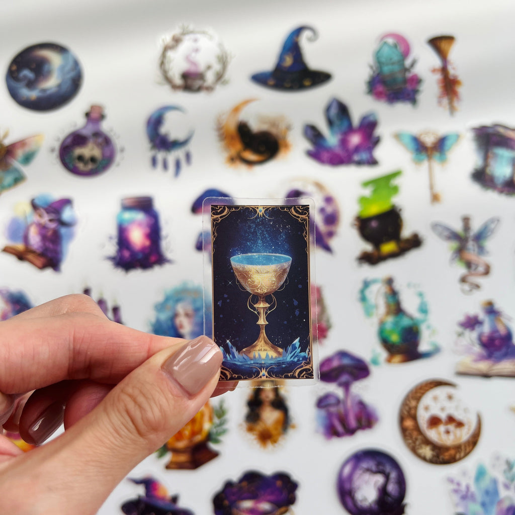 🔮 Cosmic Witch Magic Sticker Set