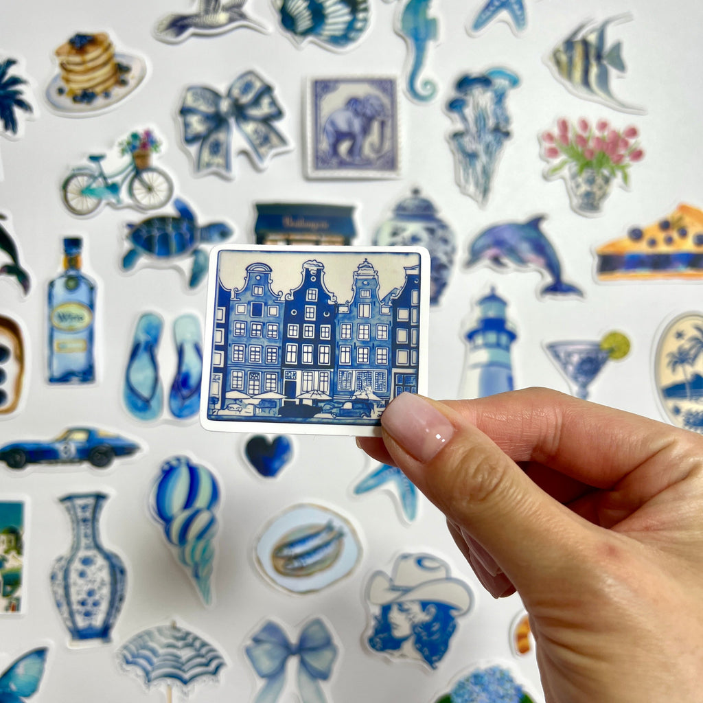 🐚 Mediterranean Blue Sticker Set