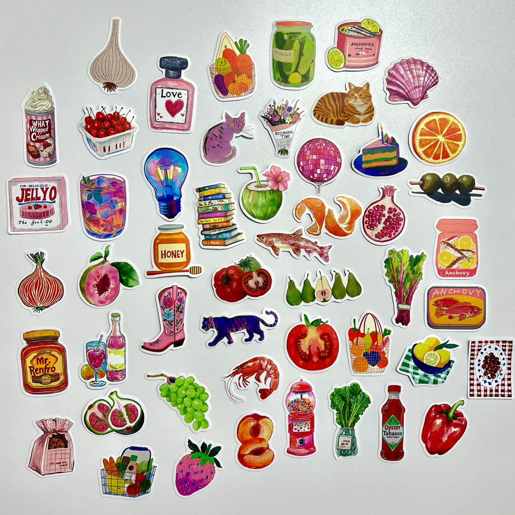 🍯 Vintage Market Sticker Set