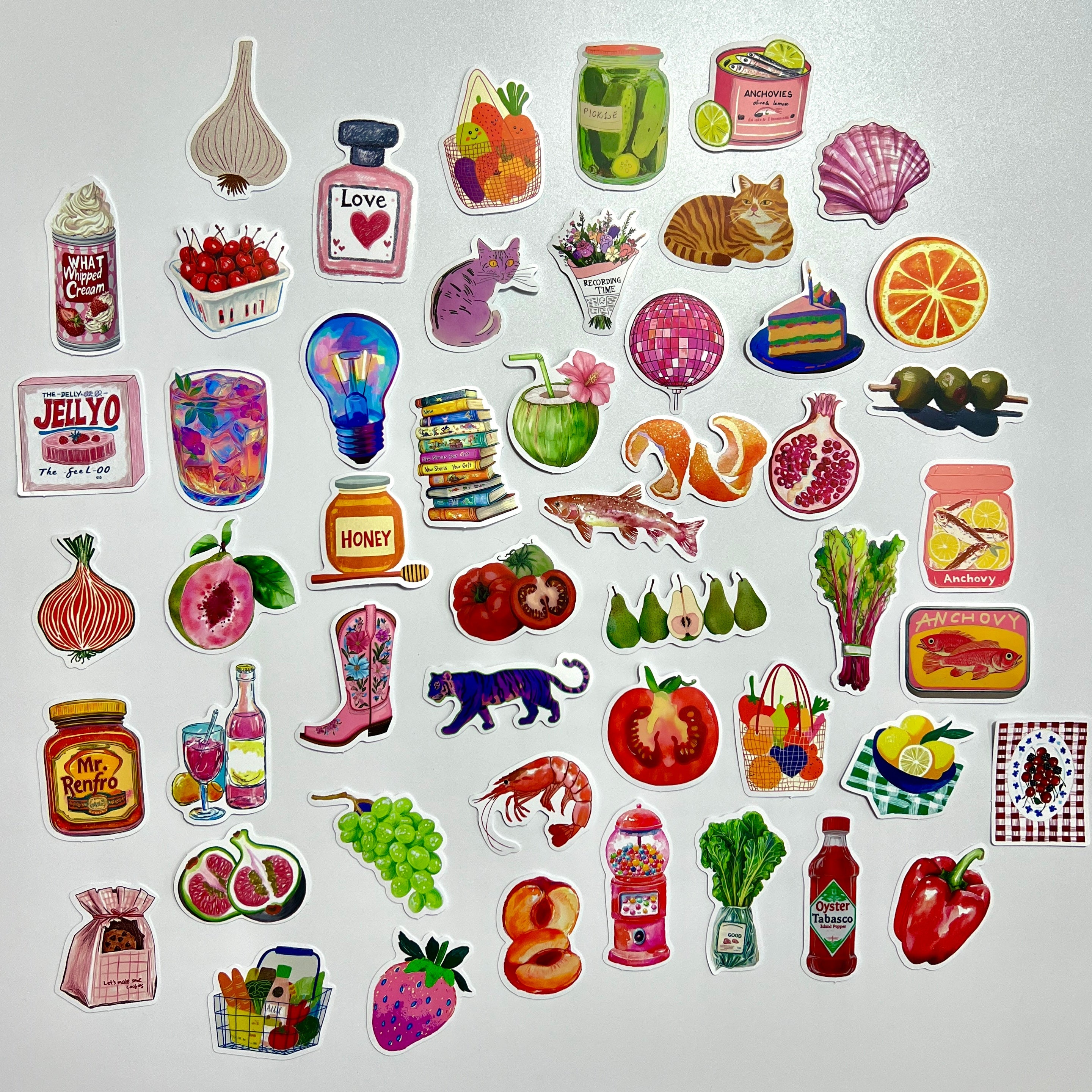 🍯 Vintage Market Sticker Set