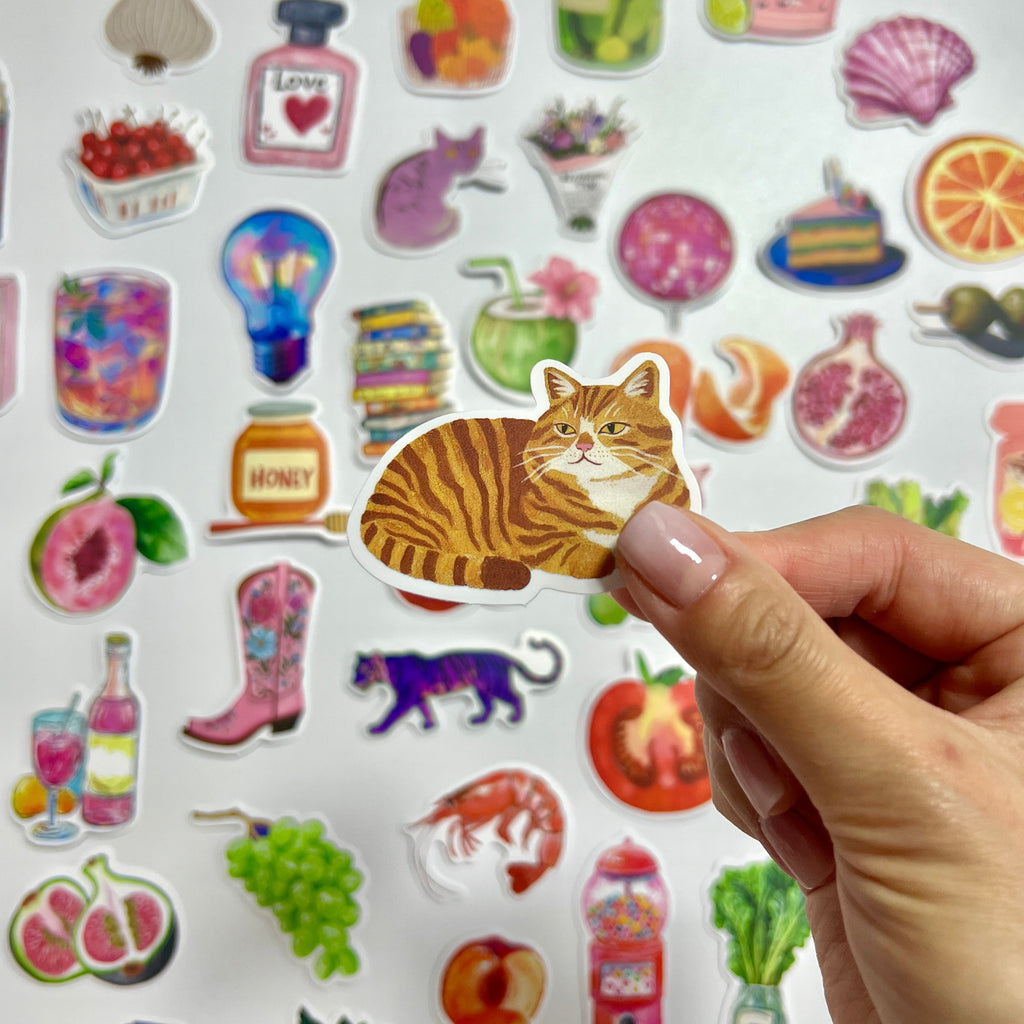 🍯 Vintage Market Sticker Set