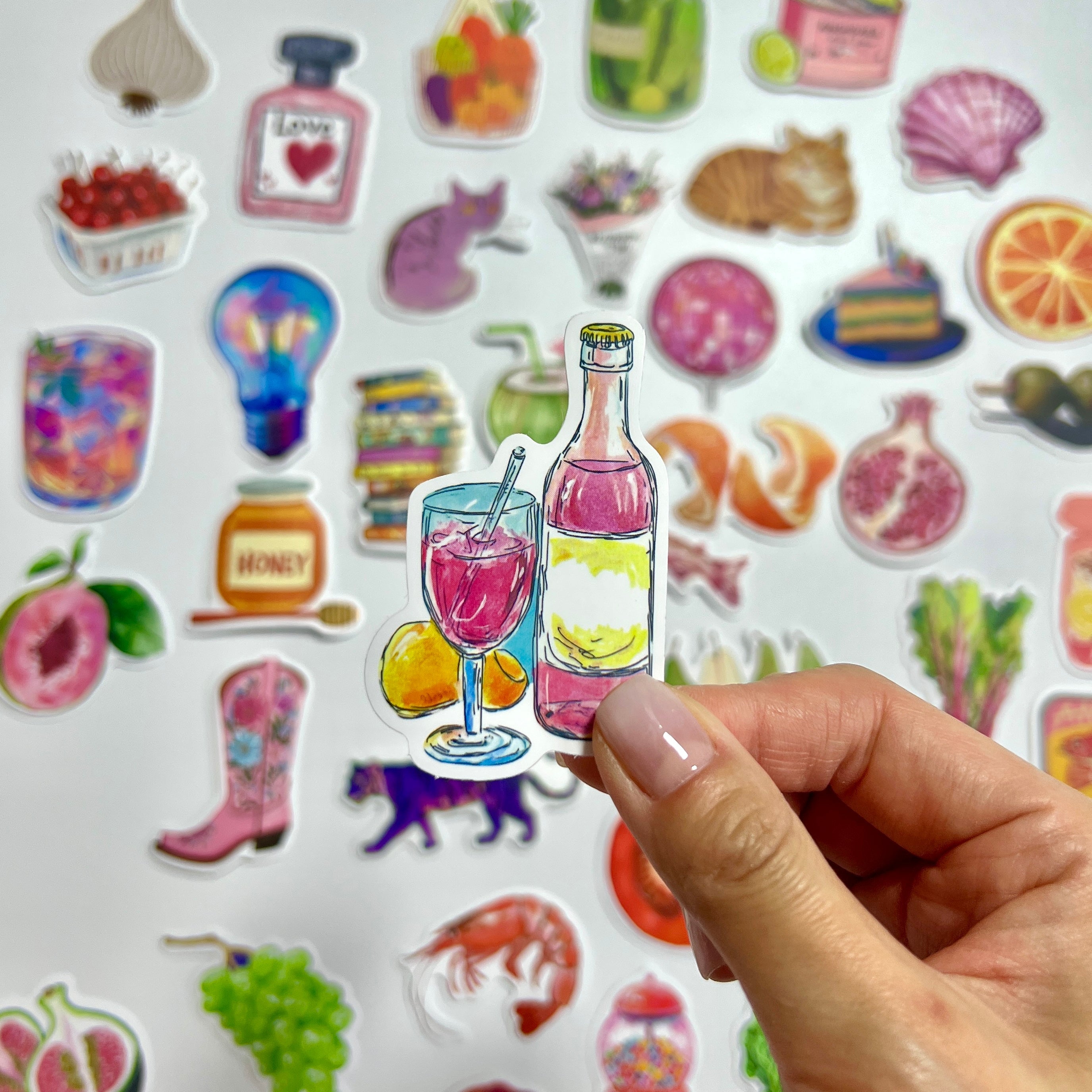 🍯 Vintage Market Sticker Set