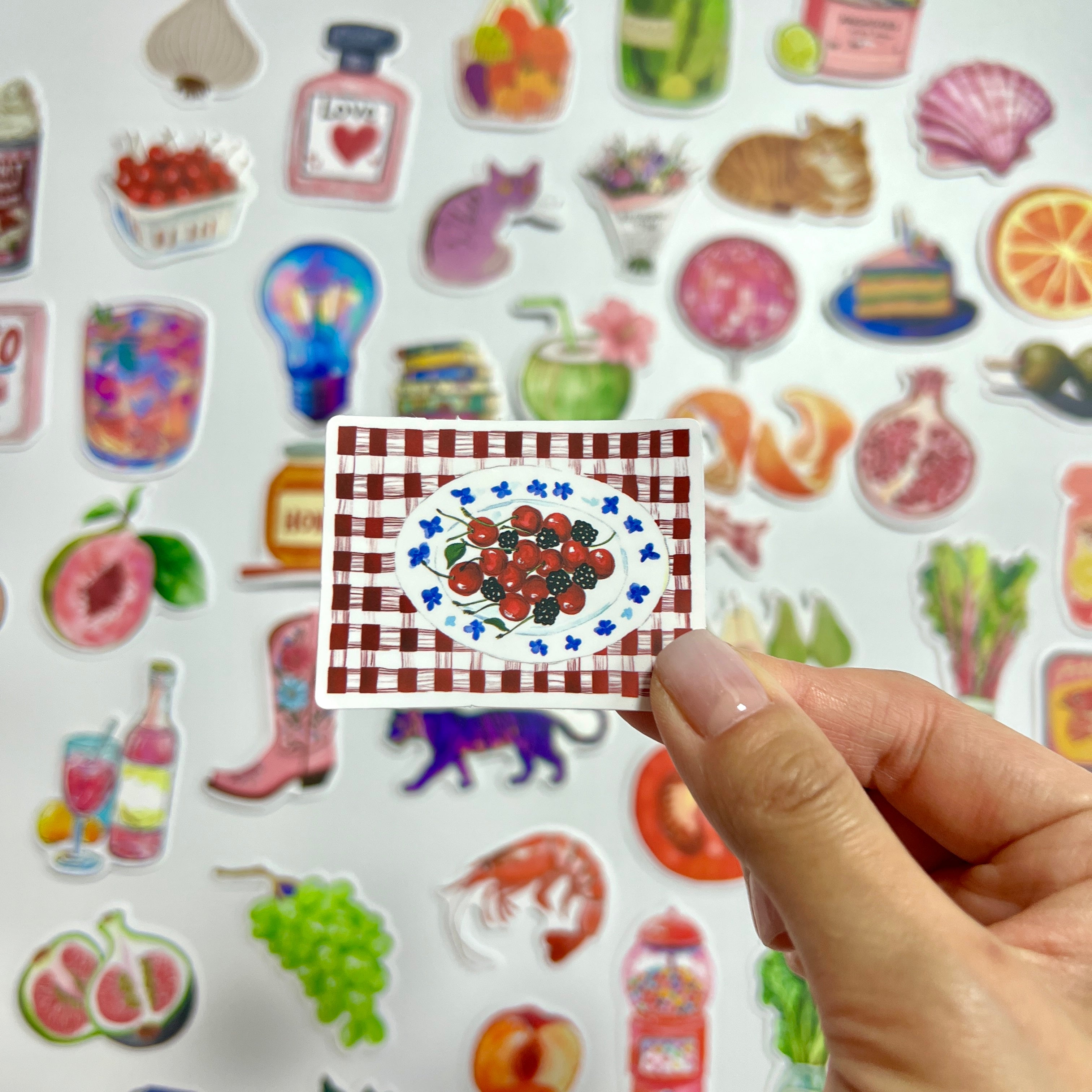 🍯 Vintage Market Sticker Set