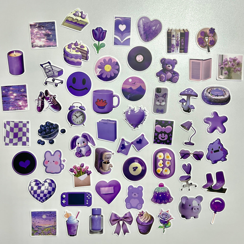 💜 Purple Dream Aesthetic Sticker Set