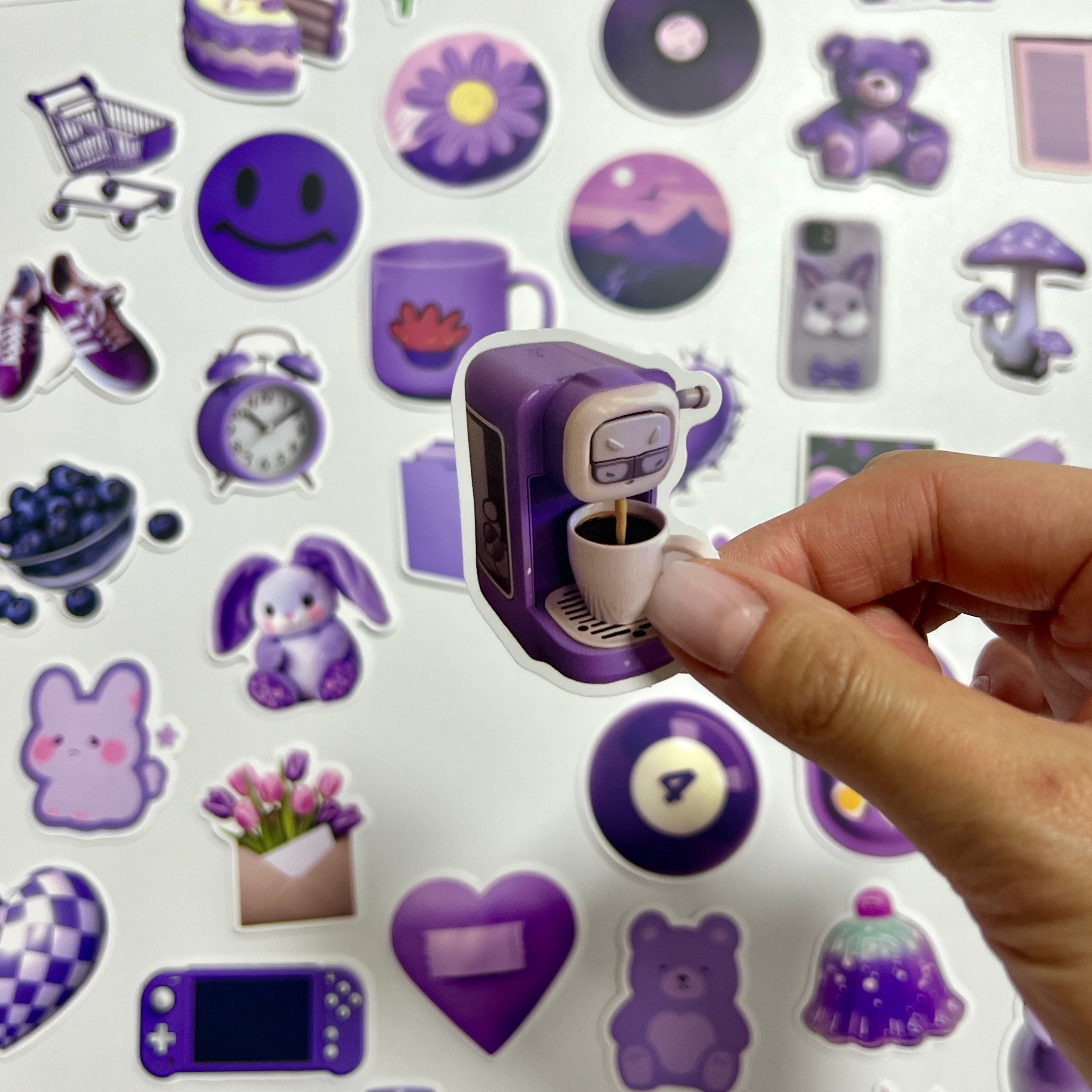 💜 Purple Dream Aesthetic Sticker Set