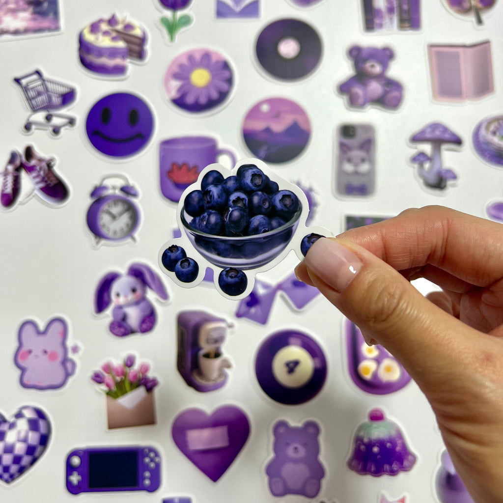 💜 Purple Dream Aesthetic Sticker Set