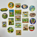 🏷️ Vintage Label Sticker Set