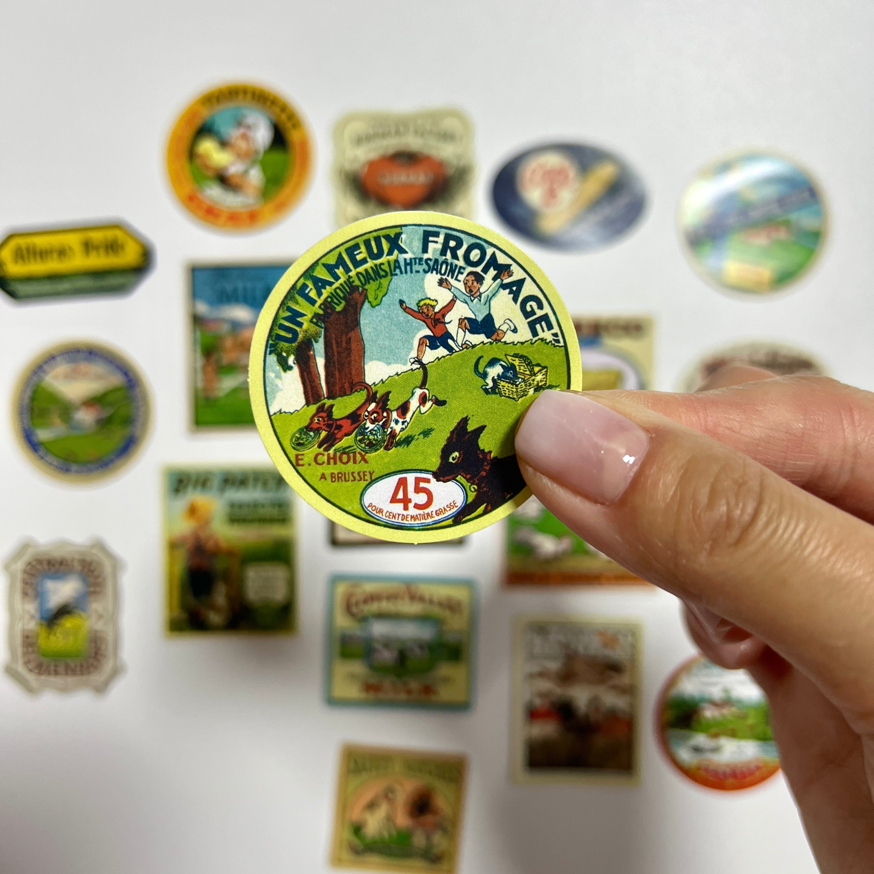🏷️ Vintage Label Sticker Set