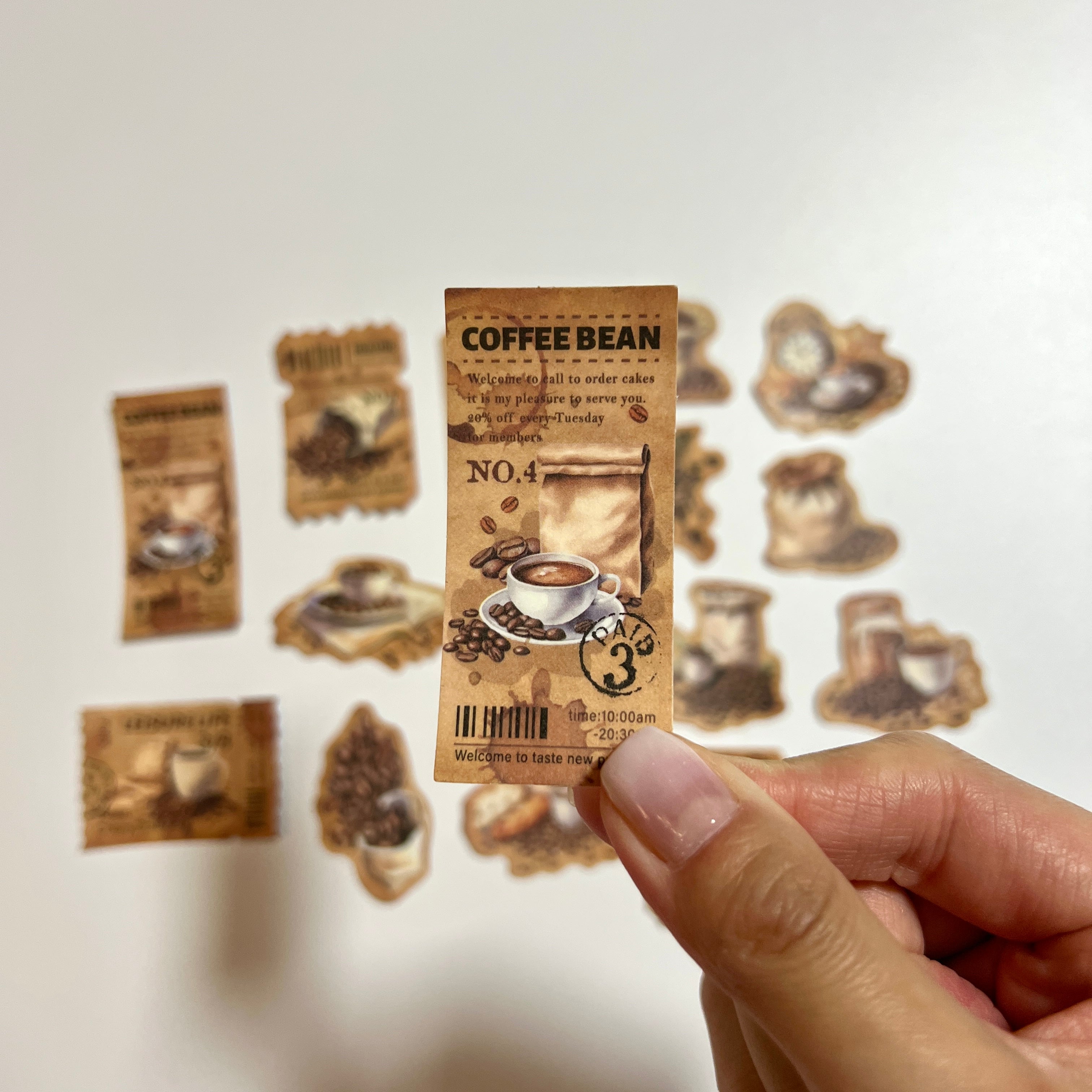 ☕ Vintage Coffee Aesthetic Stickers