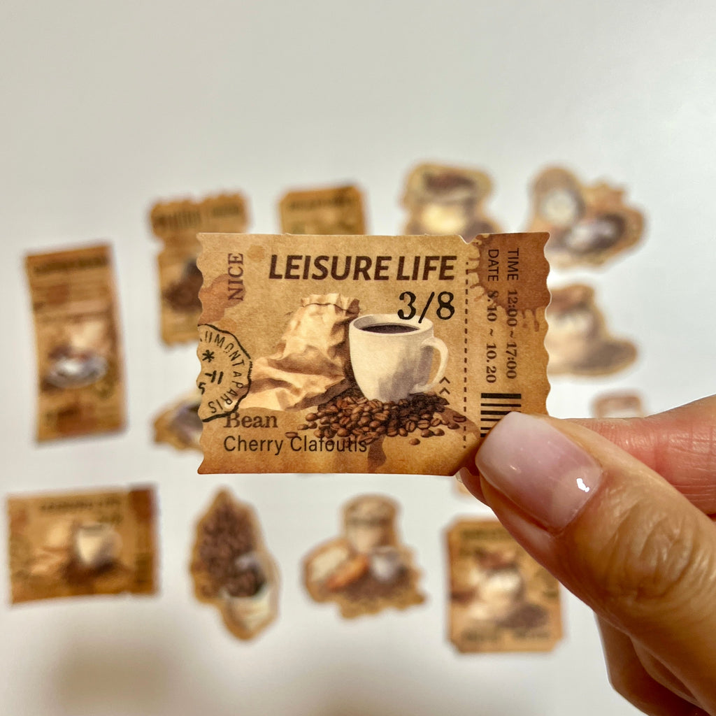 ☕ Vintage Coffee Aesthetic Stickers