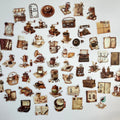 ☕ Vintage Coffee Journal Stickers