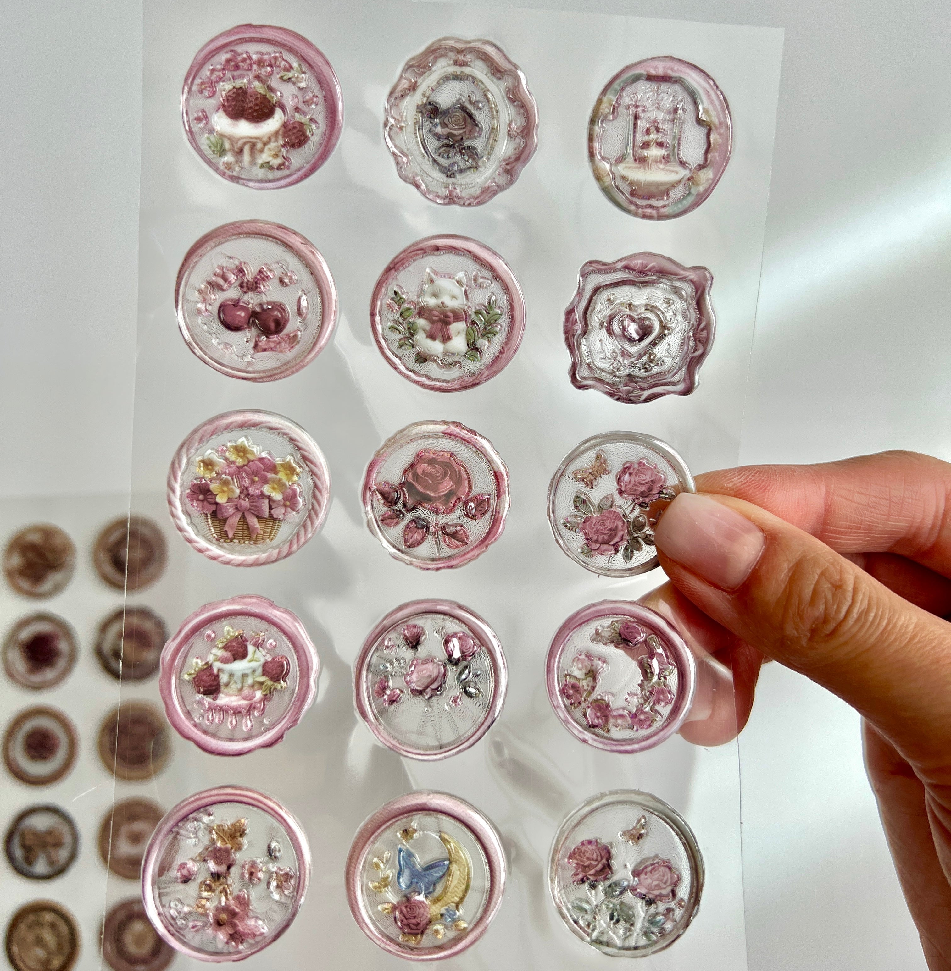 💎 Vintage Wax Seal Stickers