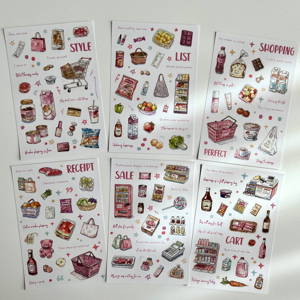 🛒 Shopping Life Stickers