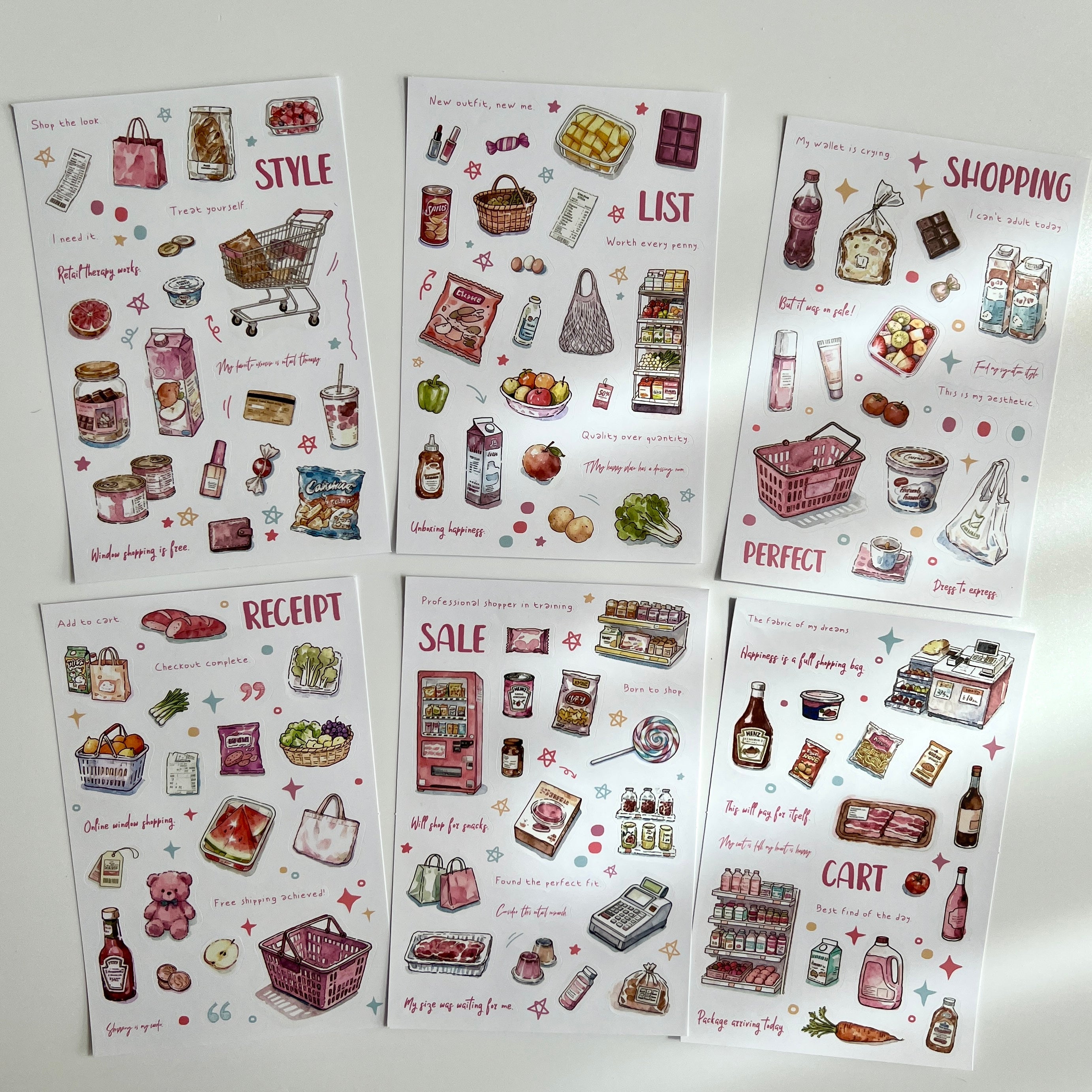 🛒 Shopping Life Stickers
