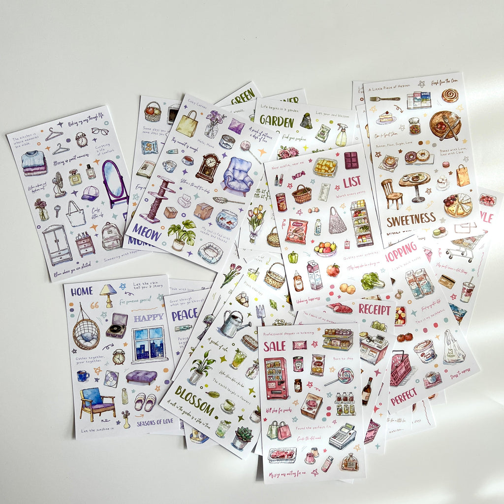 🛒 Shopping Life Stickers