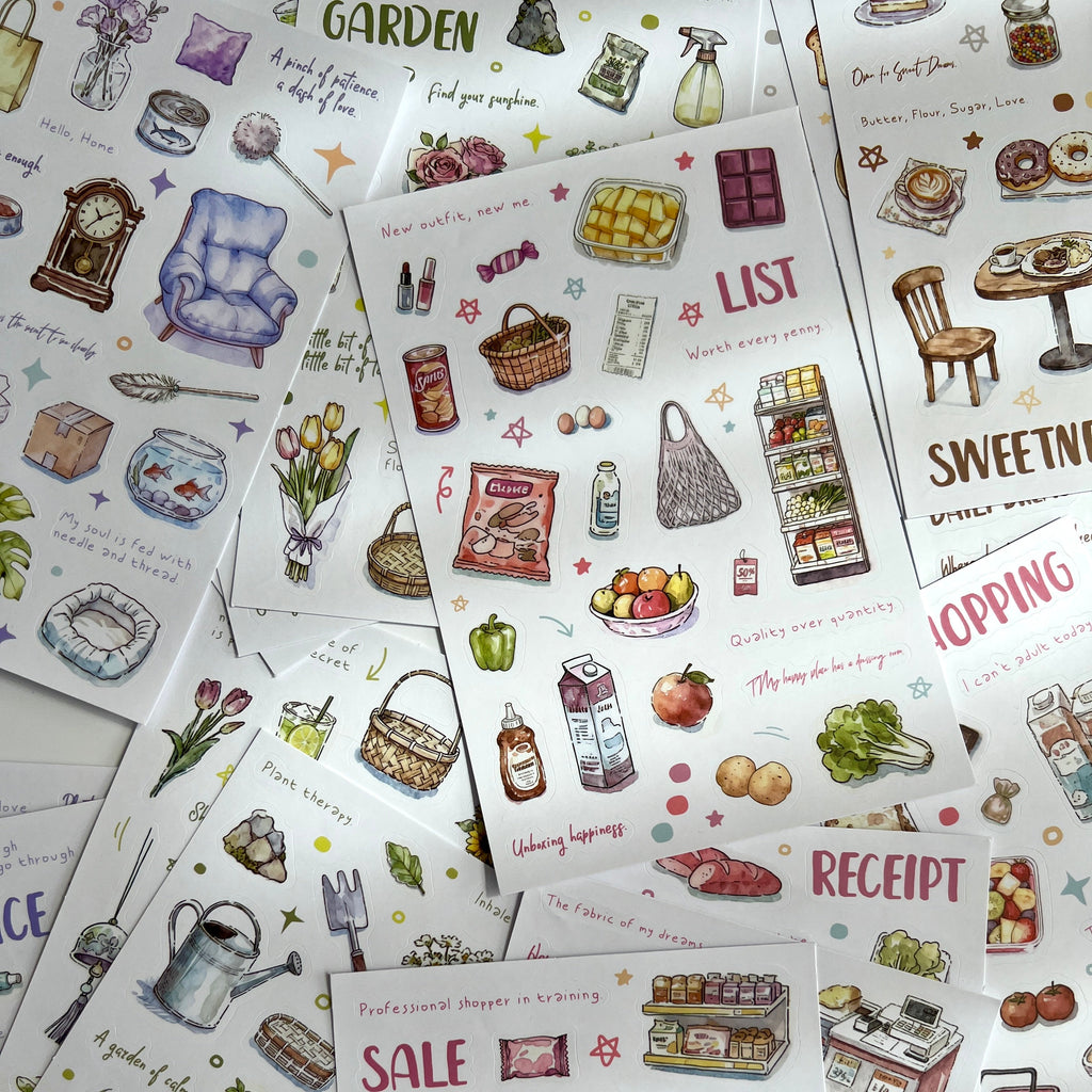 🛒 Shopping Life Stickers