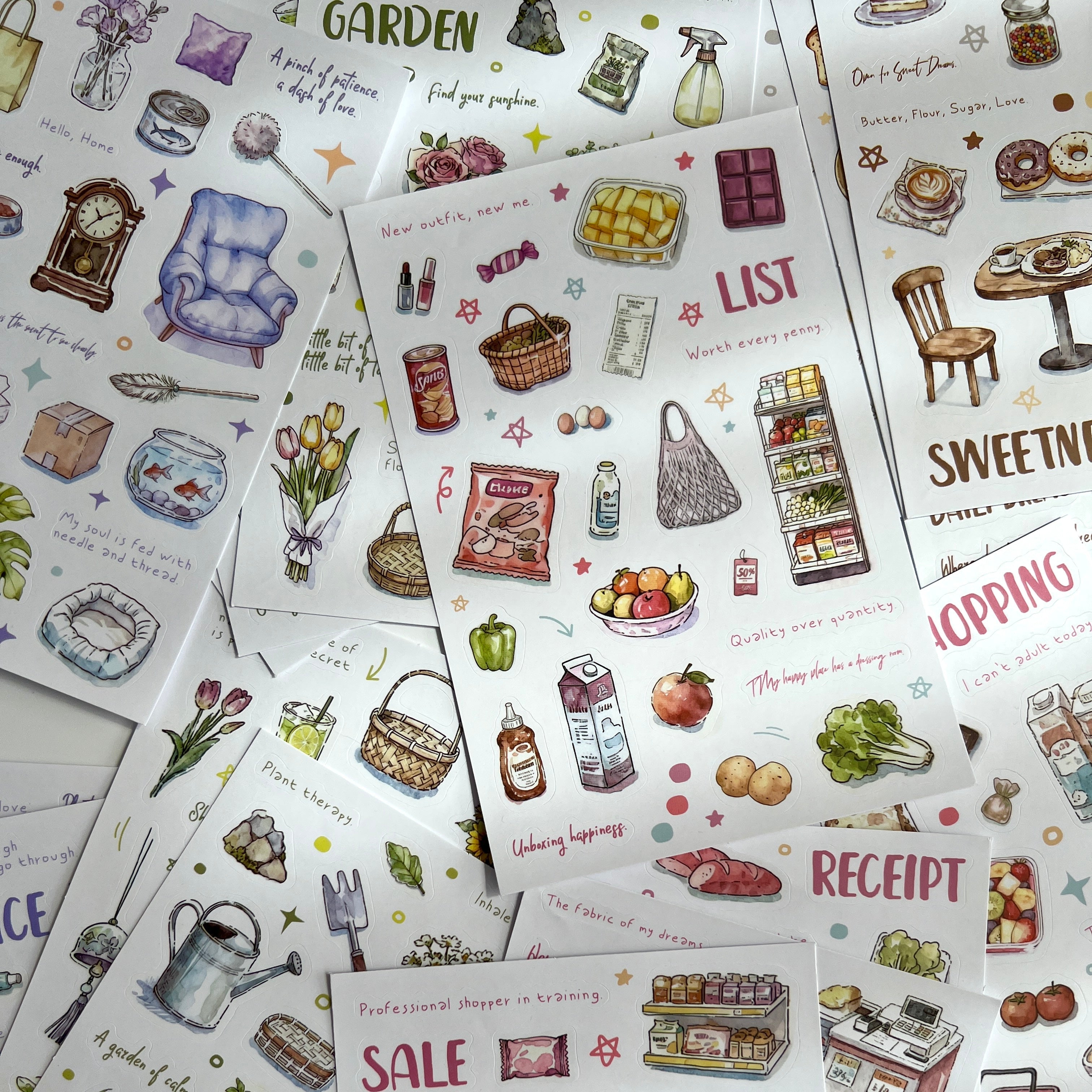 🛒 Shopping Life Stickers