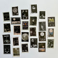 🌙 Vintage Space Stamp Stickers (24 pcs)