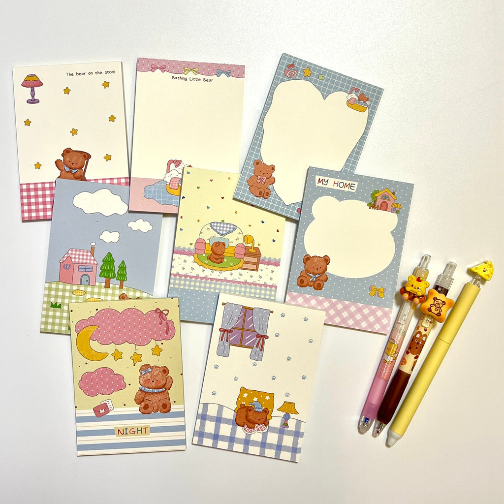🐻 Cute Bear Sticky Notes