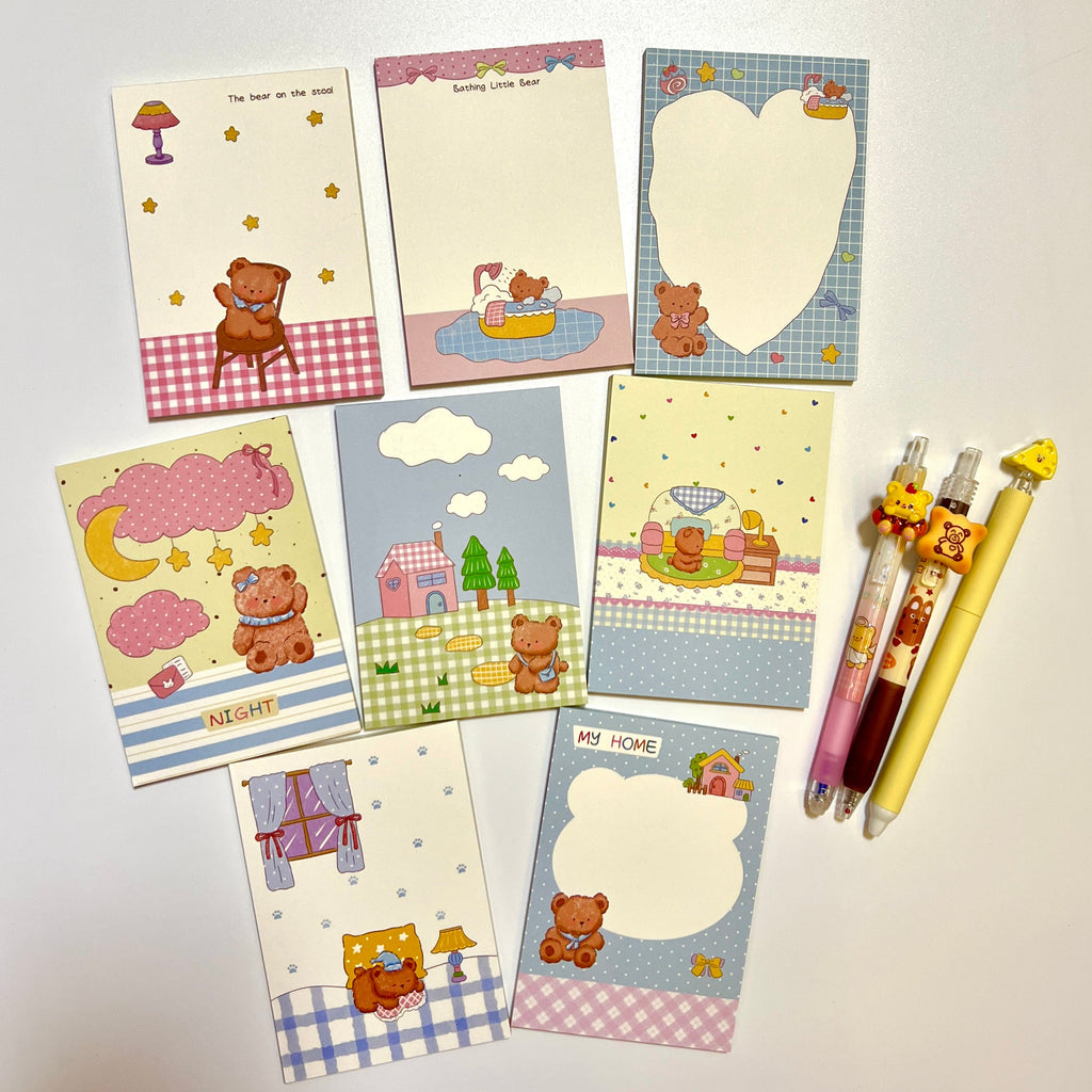 🐻 Cute Bear Sticky Notes