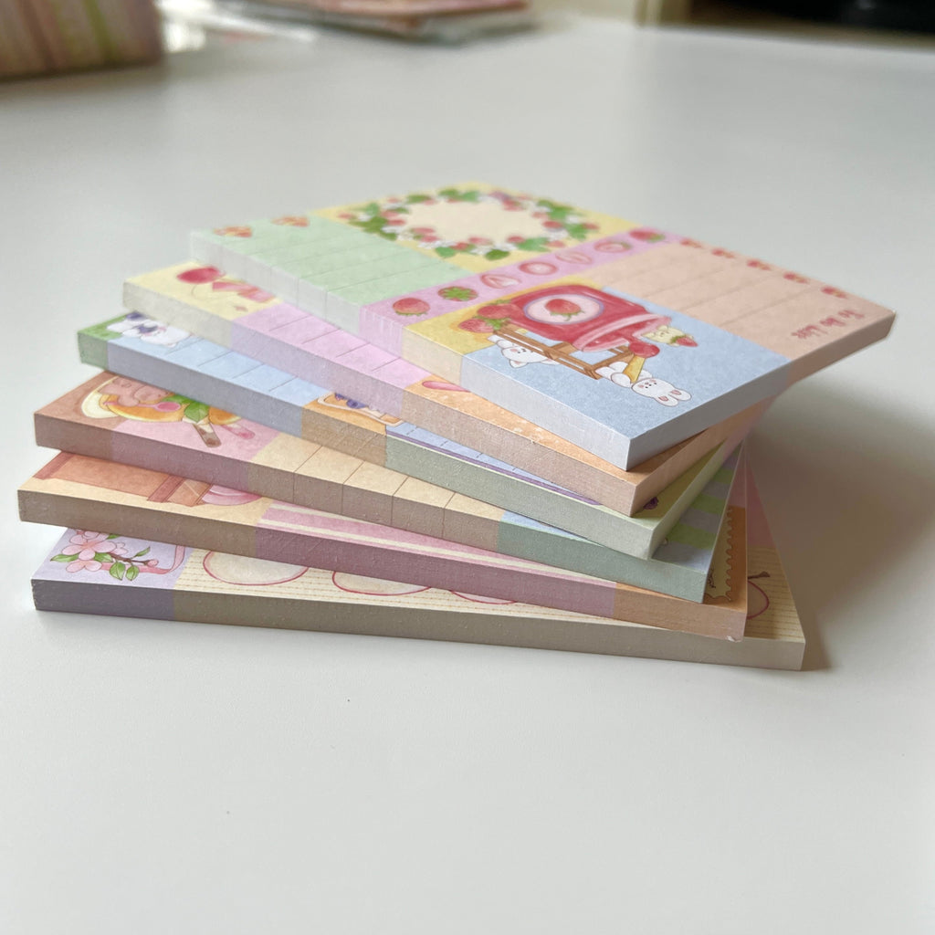 🍓 Sweet Fruit Garden Memo Set