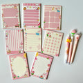 🍰 Sweet Bunny Dessert Memo Pad Set