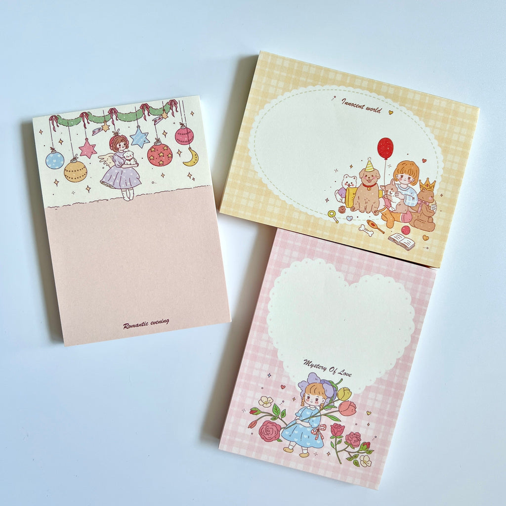 🌸 Sweet Story Memo Pad (100 Sheets)